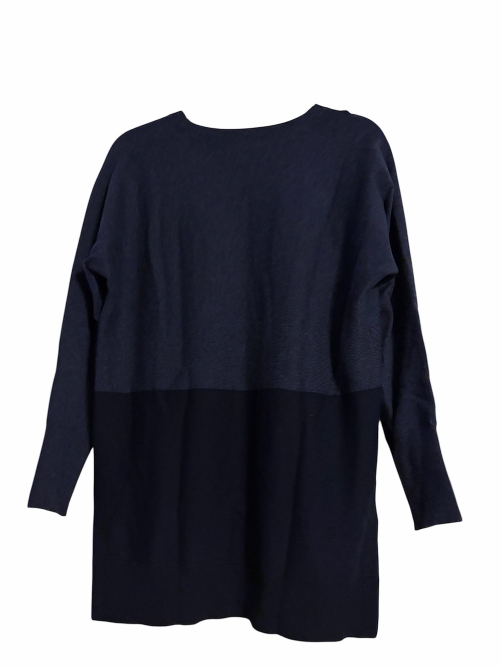 Athleta Stargazer Wool Cashmere Blend Colorblock Sweater Small Navy Tunic - Picture 3 of 9
